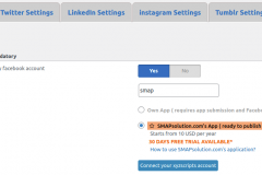 Social Media Auto Publish-Facebook settings(1/2)
