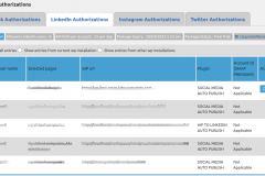 Social Media Auto Publish - Manage Authorizations-LinkedIn